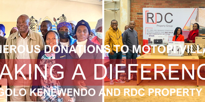 RDC Property Group Benefit Motopi village in Kgotla, Botswana